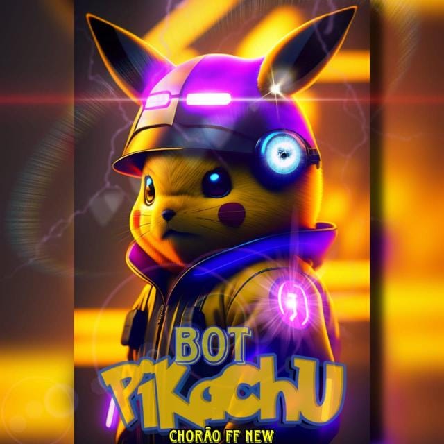 Pikachu Bot cyberpunk